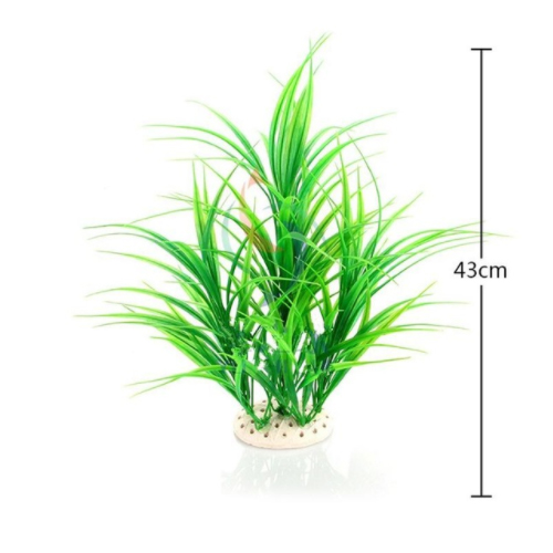 Afsnijden mengsel spier Groot >30cm: Kunststof Waterplant gras groot (002) 42cm